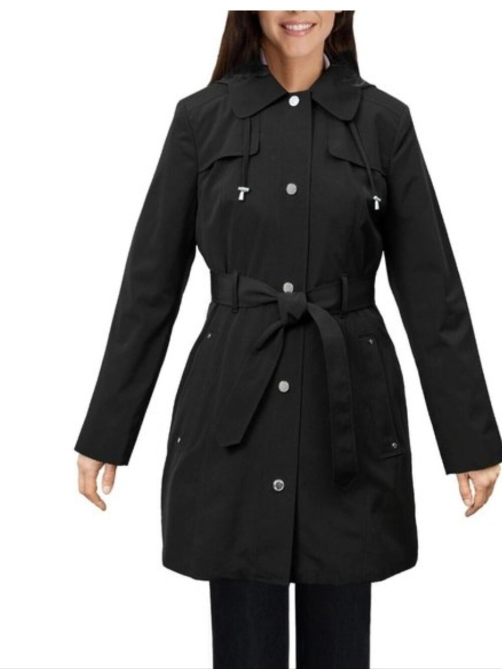 NEW London Fog Classic Trench Coat. Size MEDIUM